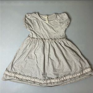 Matilda Jane Gorgeous Fresh Snow Dress Oatmeal Size 4